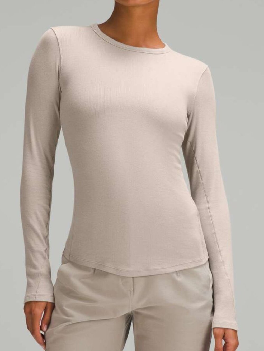 Lululemon Hold Tight Long-Sleeve Shirt Riverstone 12